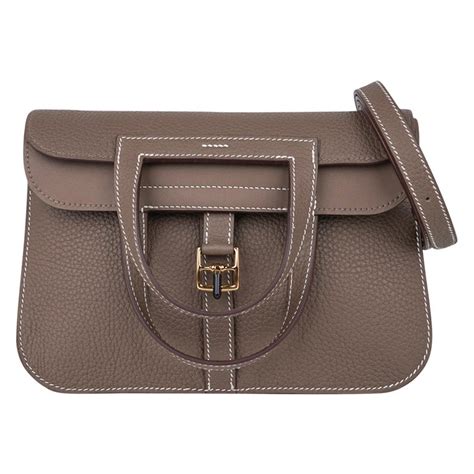 hermes halzan mini etoupe|hermes halzan horse.